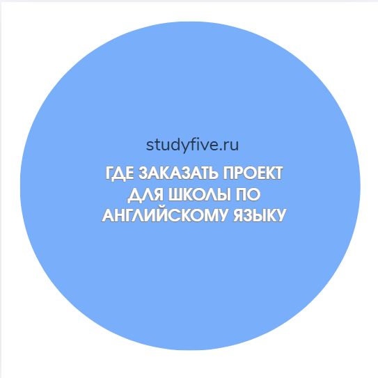 Где заказать проект для школы по английскому языку