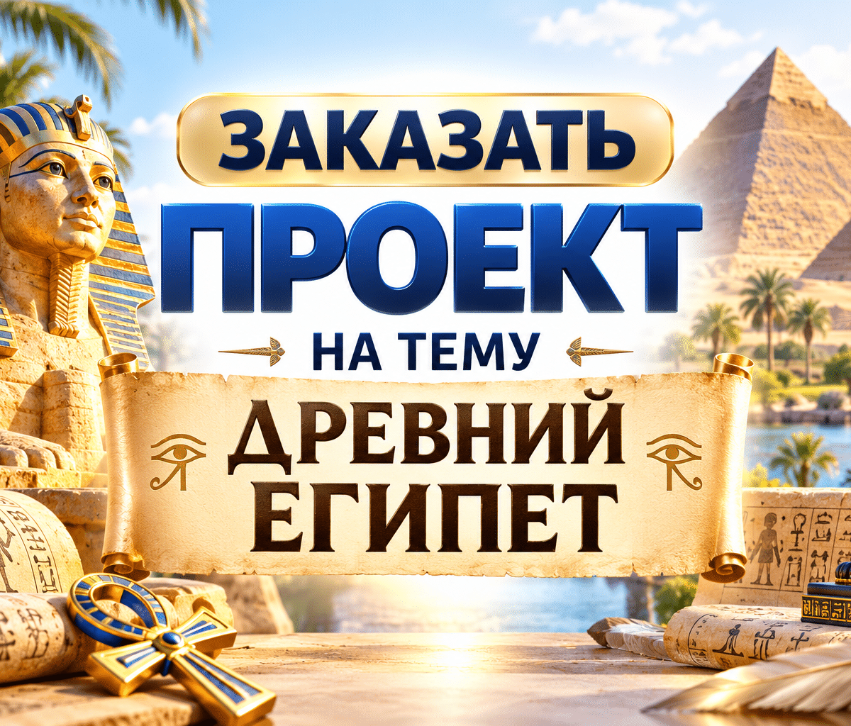 Заказать проект на тему «Древний Египет»